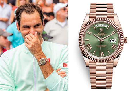 federer rolex day date|roger federer rolex.